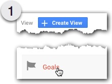 Click Goals from the View column